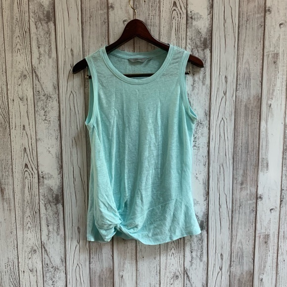 Athleta tank with front knot blue size XS - Picture 1 of 5